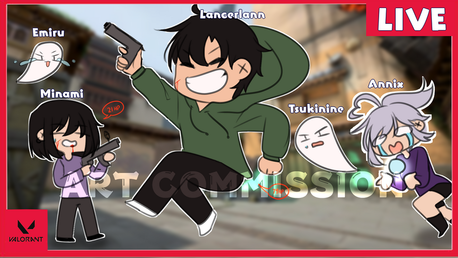 still practicing but this is an example of my chibi style (RM5-10)